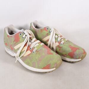 Adidas Originals ZX Flux Running Shoes Casual Sneakers Women 8 M19456 Green Red